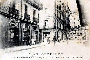 Alger - Rue Colbert 4 - Magasin Au Complet